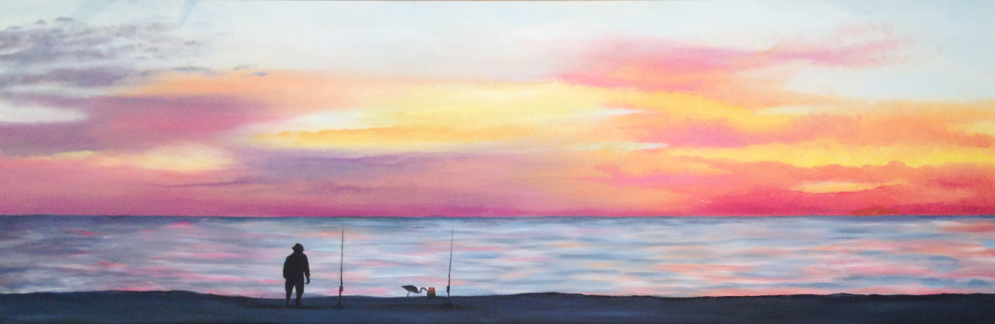 Fisherman at Sunset